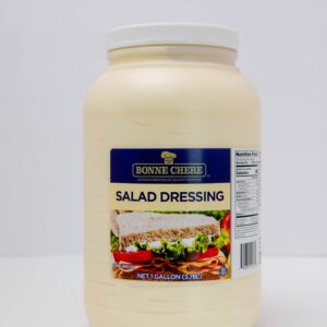 Large container of Gordon Choice salad dressing.