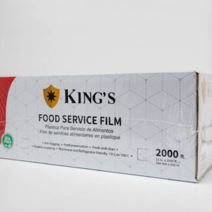 Box of King's food service film for kitchen use.