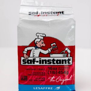 A packet of Saf-instant yeast for baking.